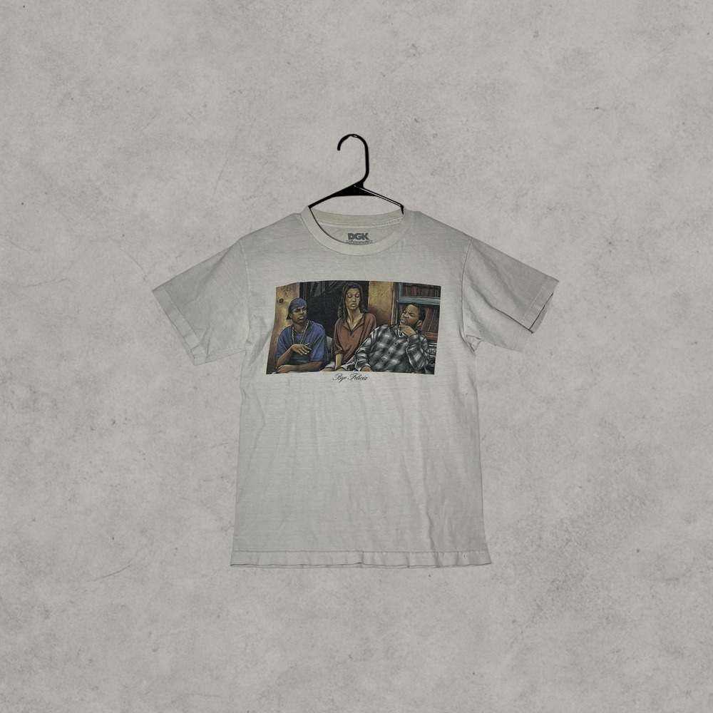 DGK Friday Bye Felicia Graphic T-Shirt Mens Grey Y2K Streetwear Tee